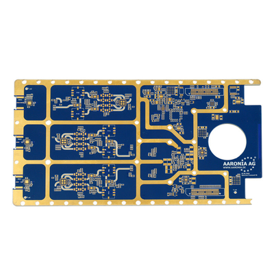Van de hoogtetg Snelle Draai van PCB Gouden 2oz het Koper Beklede Raad van de de Prototypenonderdompeling